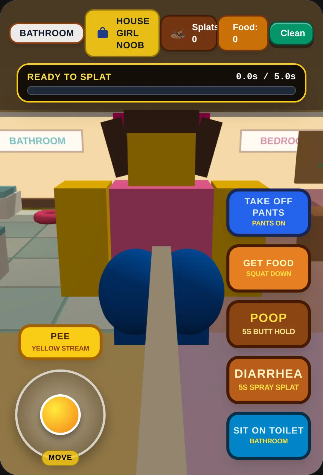 Roblox Girl Noob Outside Nap: Poop & Diarrhea cover
