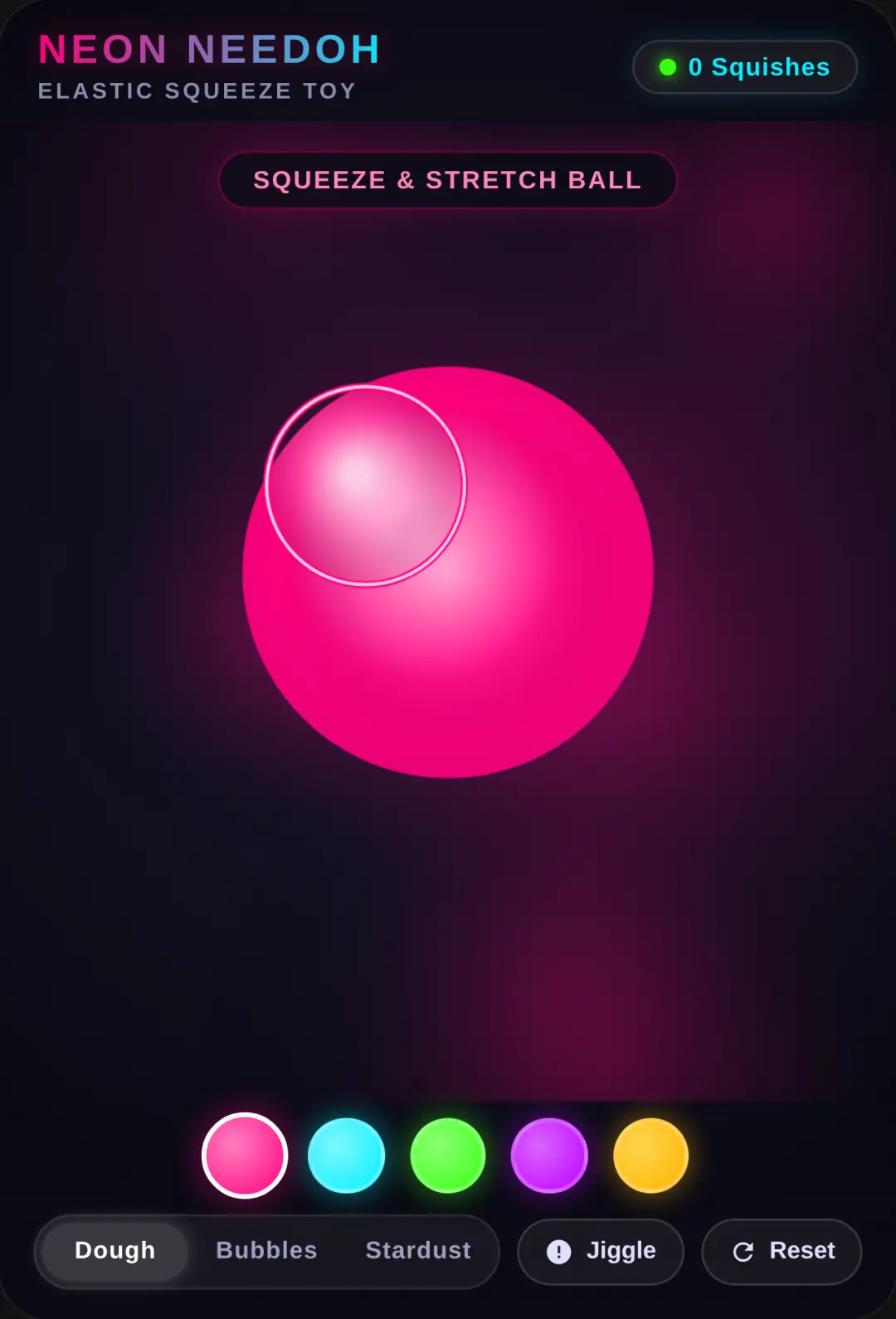 Neon NeeDoh - Squishy Toy cover