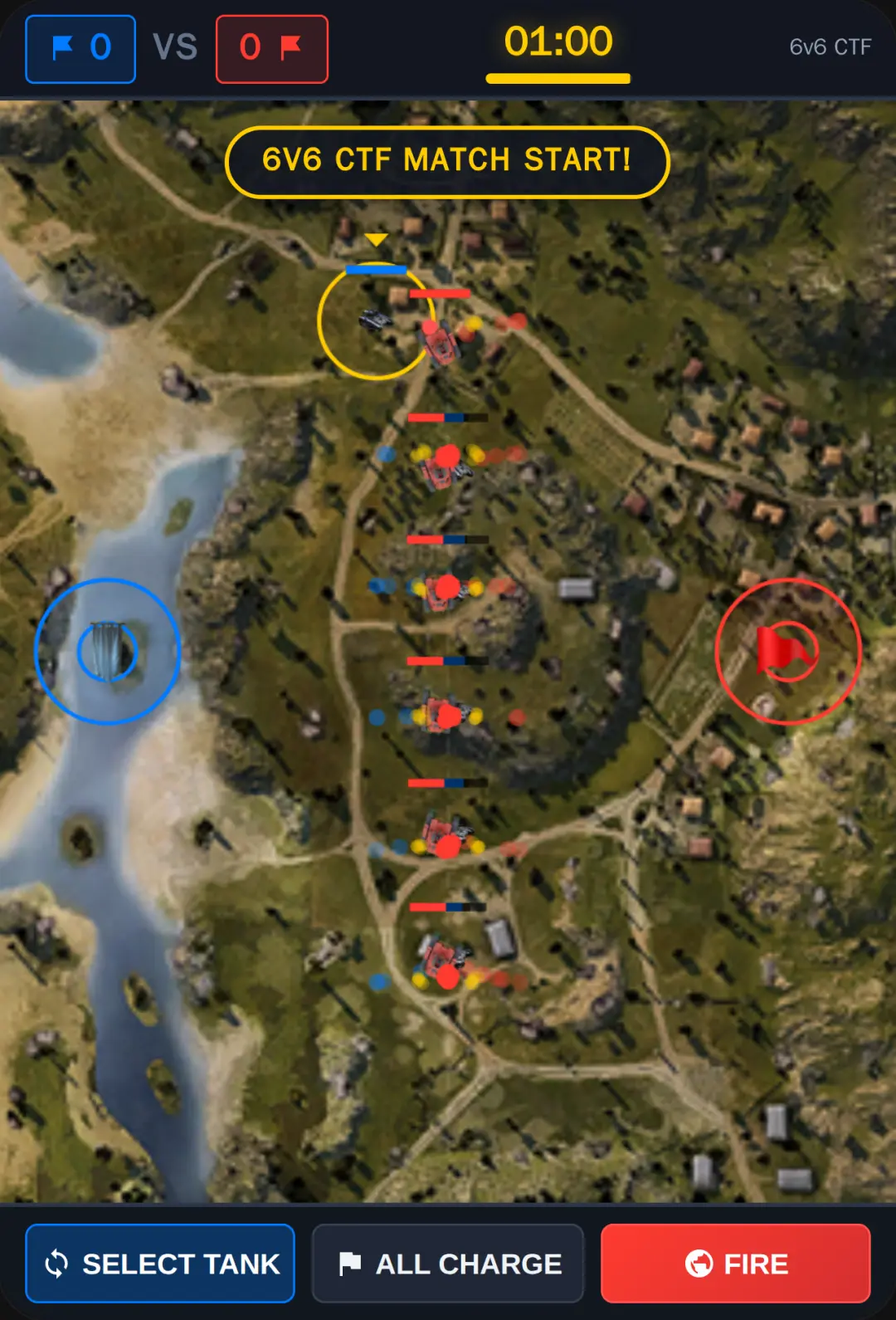 Red vs Blue: CTF Tanks cover