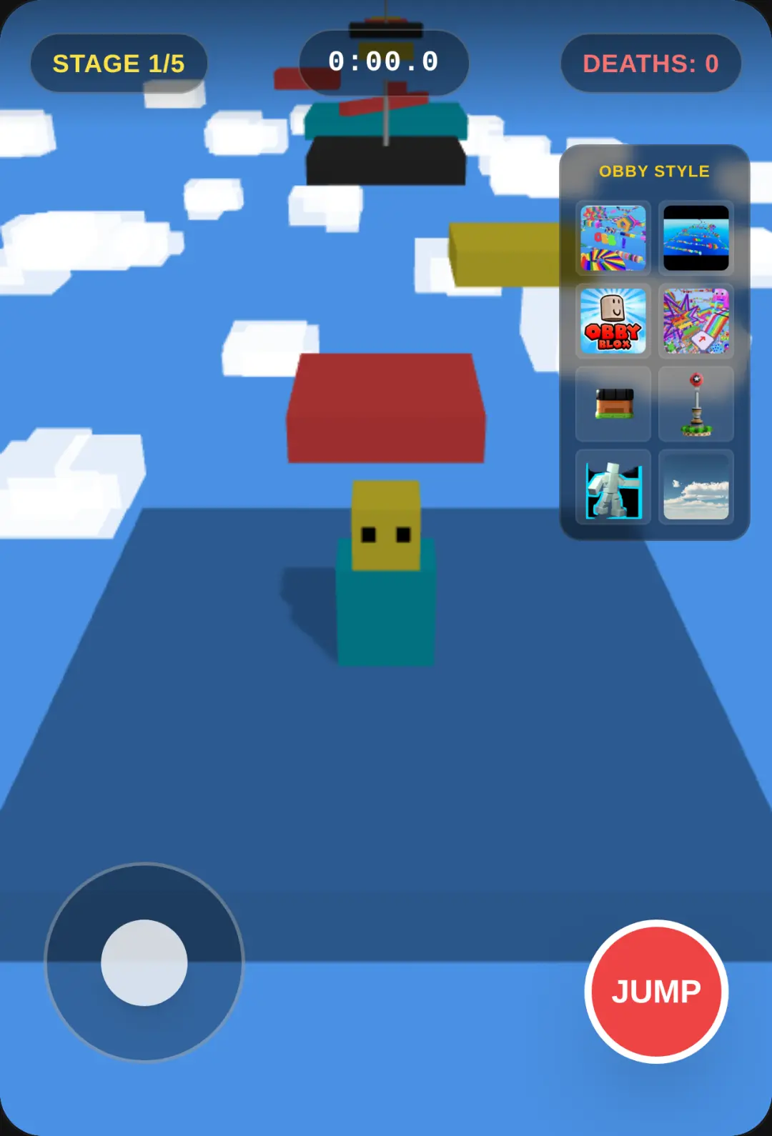 Vibrant Rainbow Obby cover