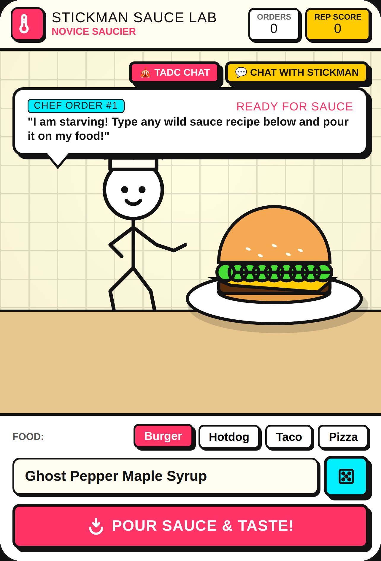 Stickman Sauce Lab cover