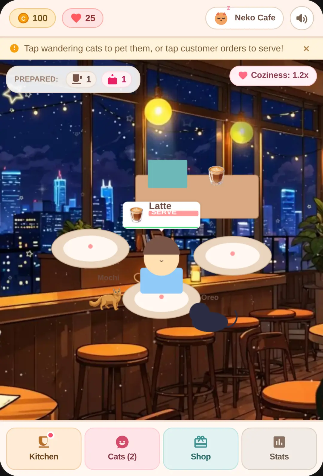 Purrfect Cafe - Cozy Cat Cafe Simulator cover