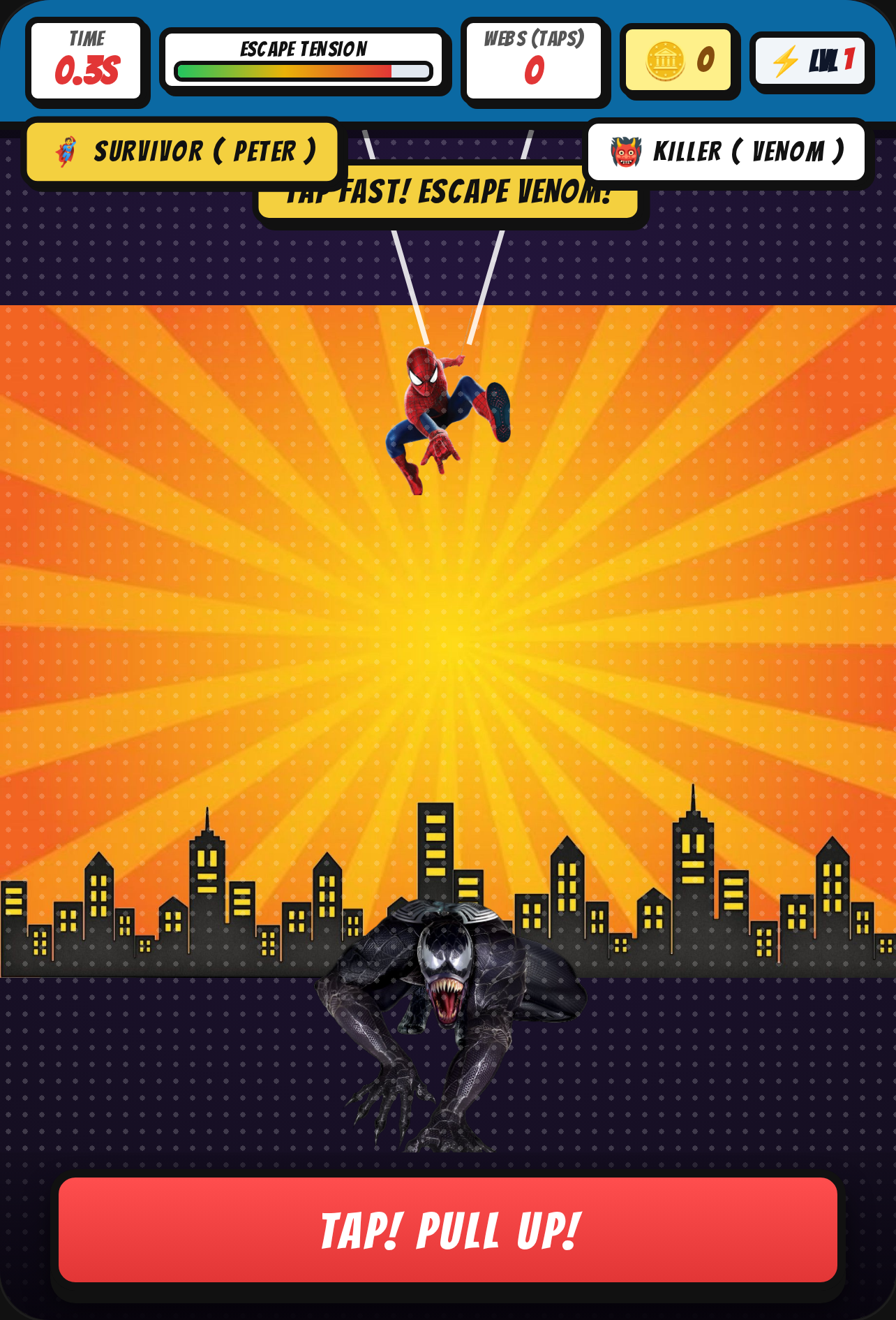 Spider-Man vs Venom: Don't Get Eaten! cover