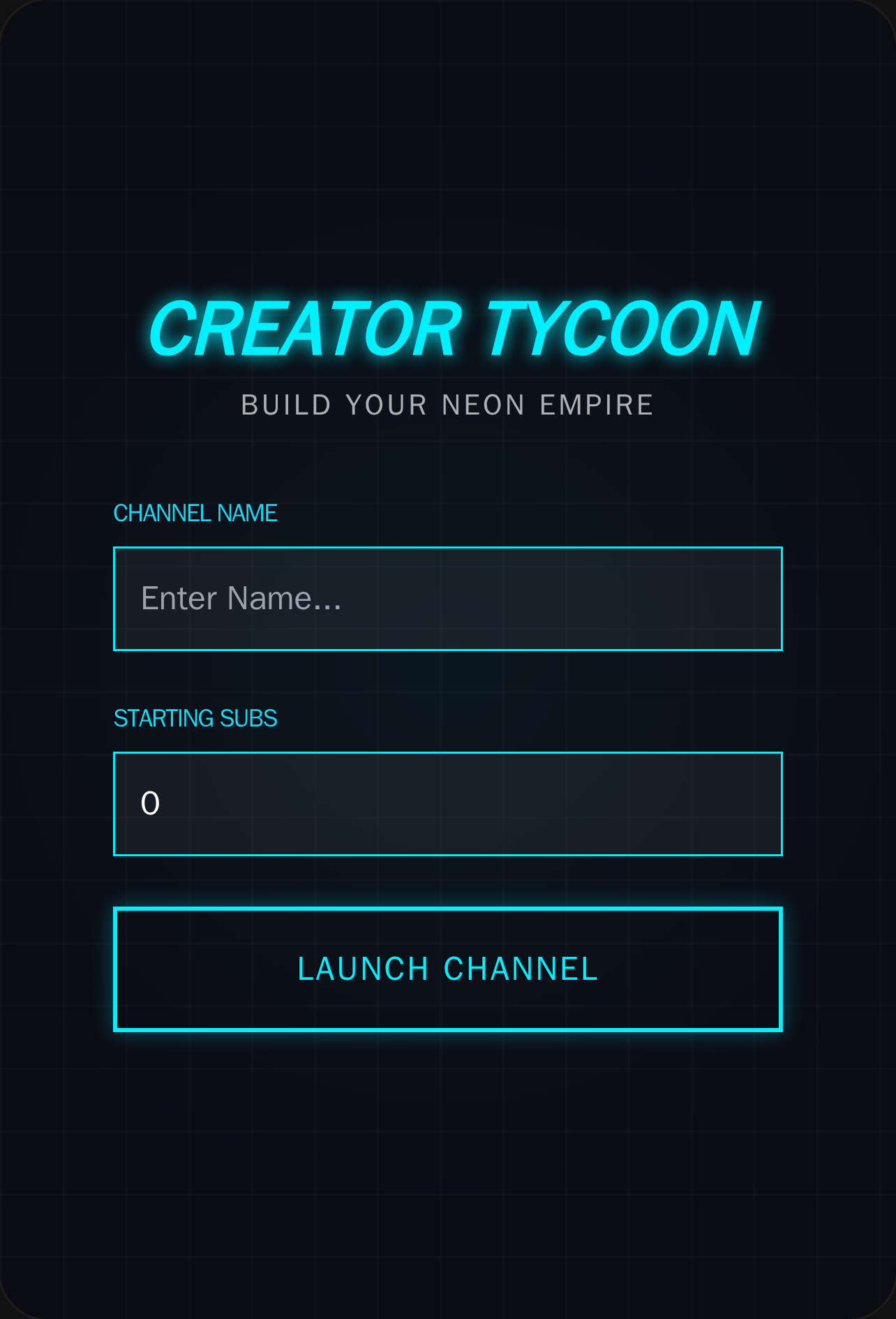 Neon Creator Tycoon cover