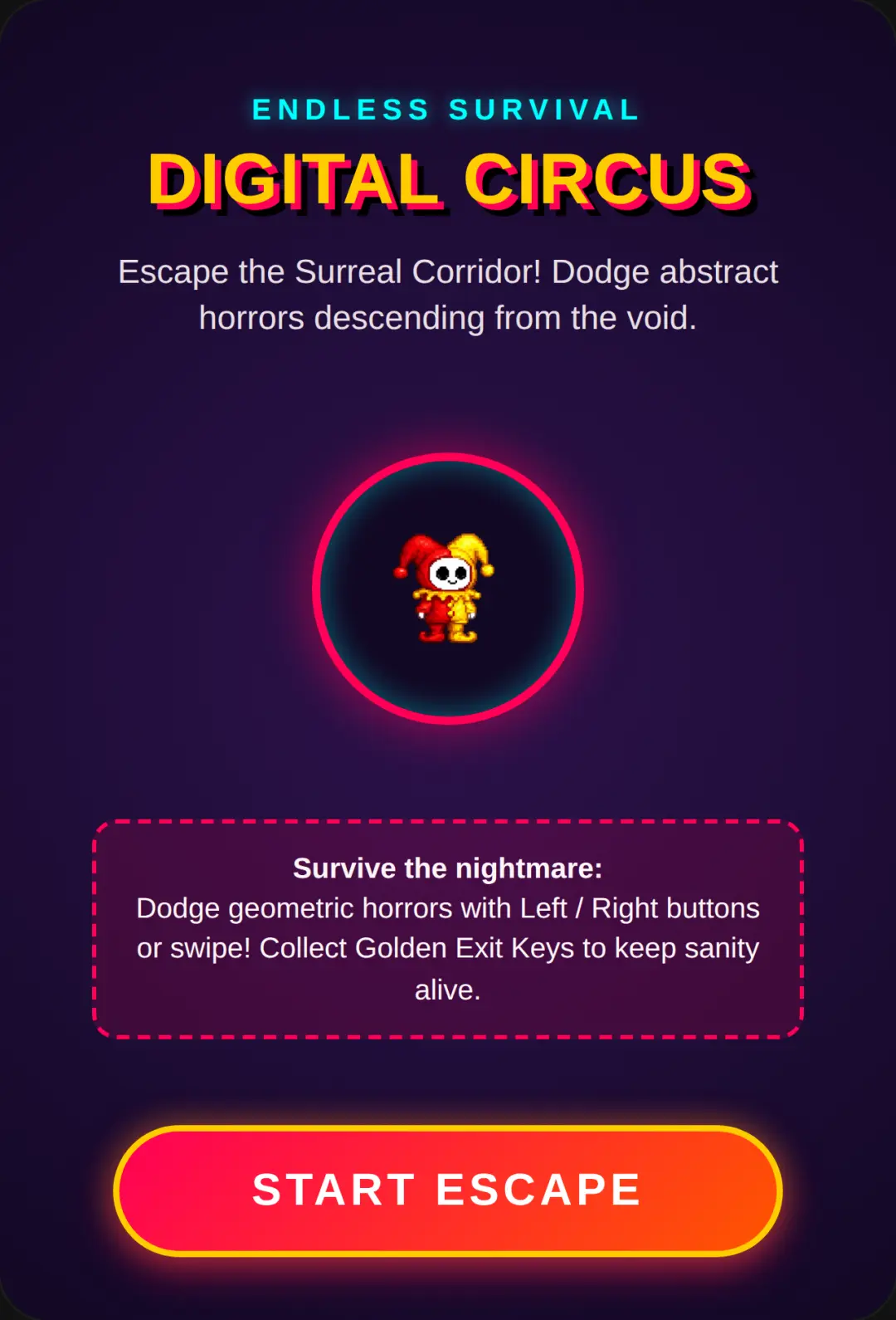 Digital Circus: Escape the Horror cover