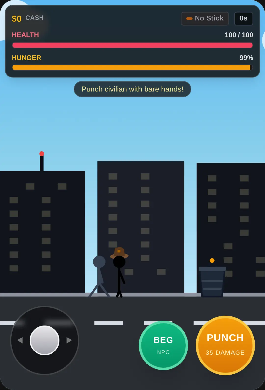 Street Beggar: Stick Survival cover