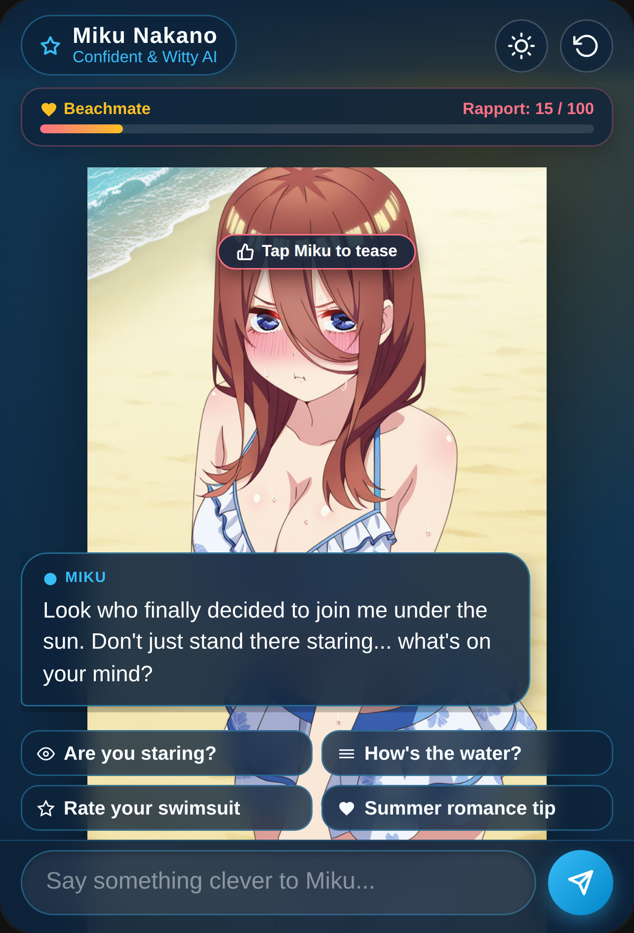 Miku AI Beach Companion cover