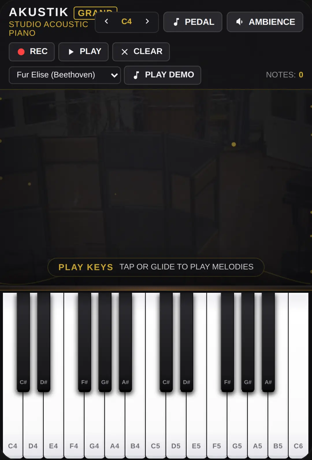 Akustik Grand Piano Studio cover