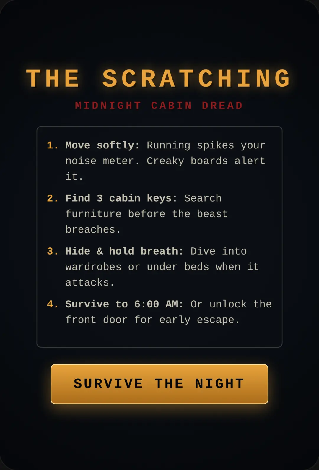 The Scratching: Midnight Dread cover