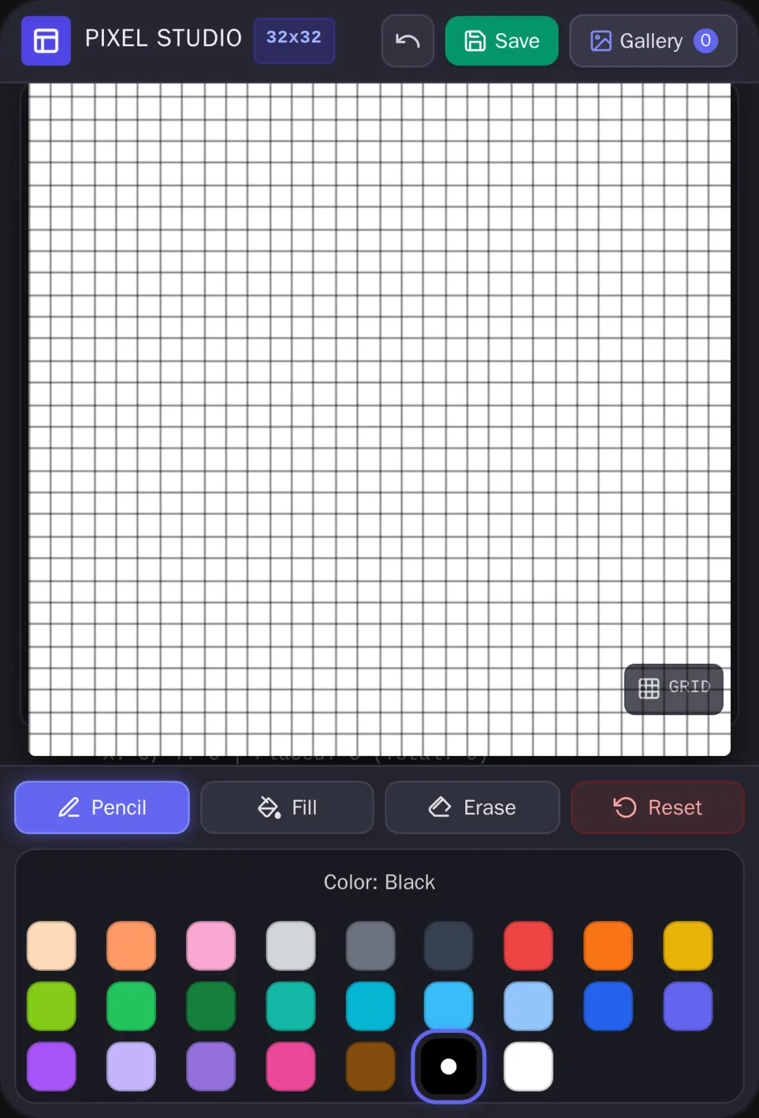 32x32 Pixel Art Studio cover