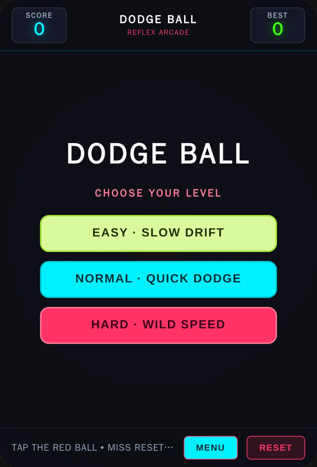 Dodge Ball - Reflex Arcade cover