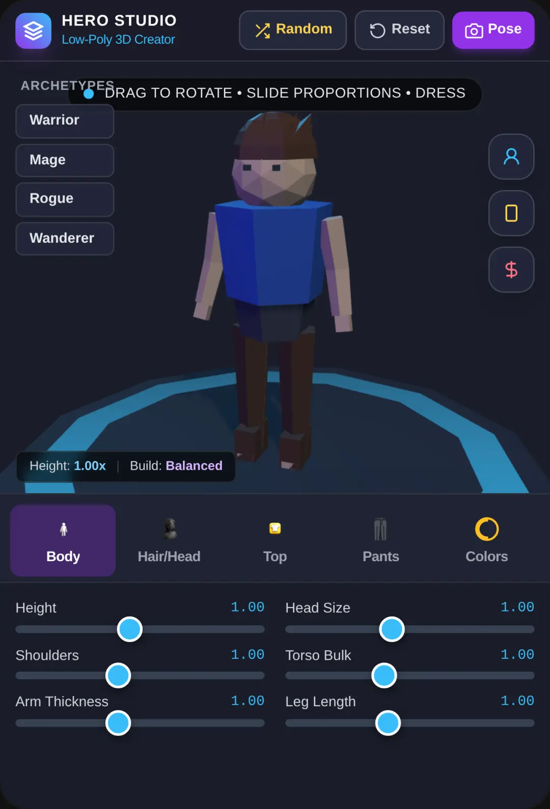 Fantasy Low-Poly Character Studio cover