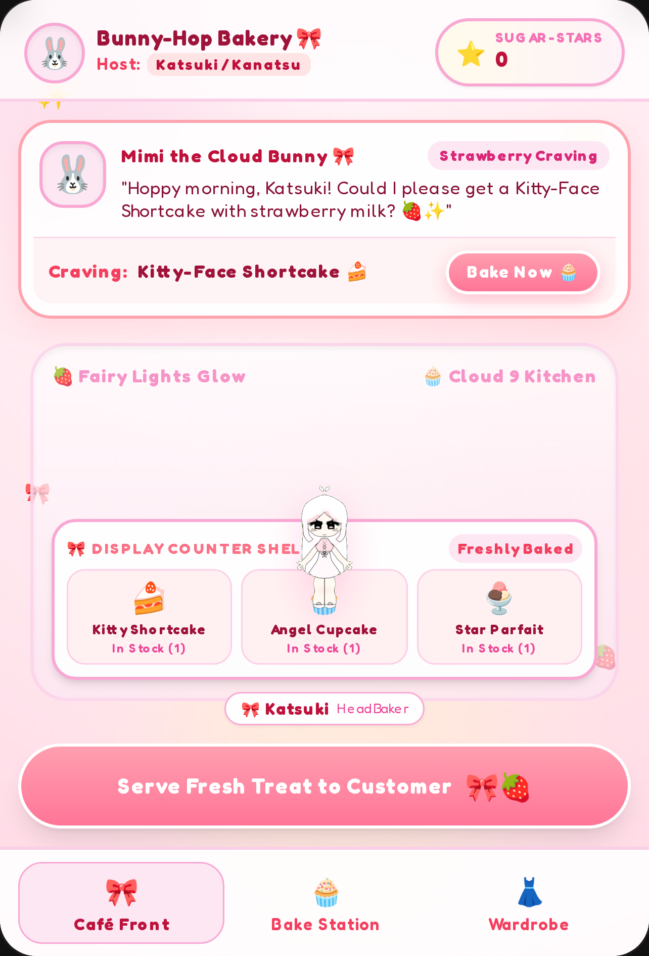Bunny-Hop Bakery 🎀 Strawberry Cloud Café 🐰 cover