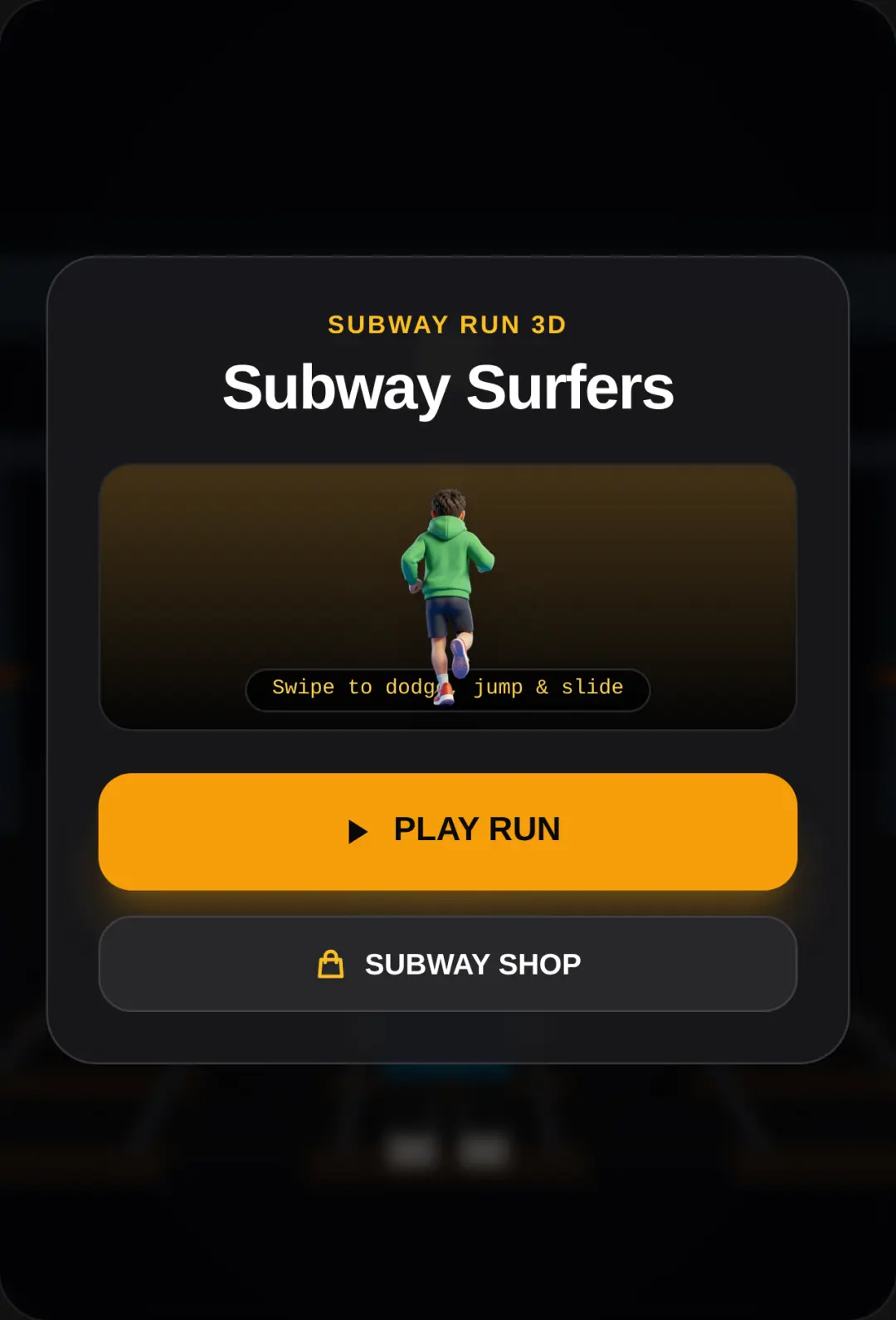 Subway Surfers 3D cover