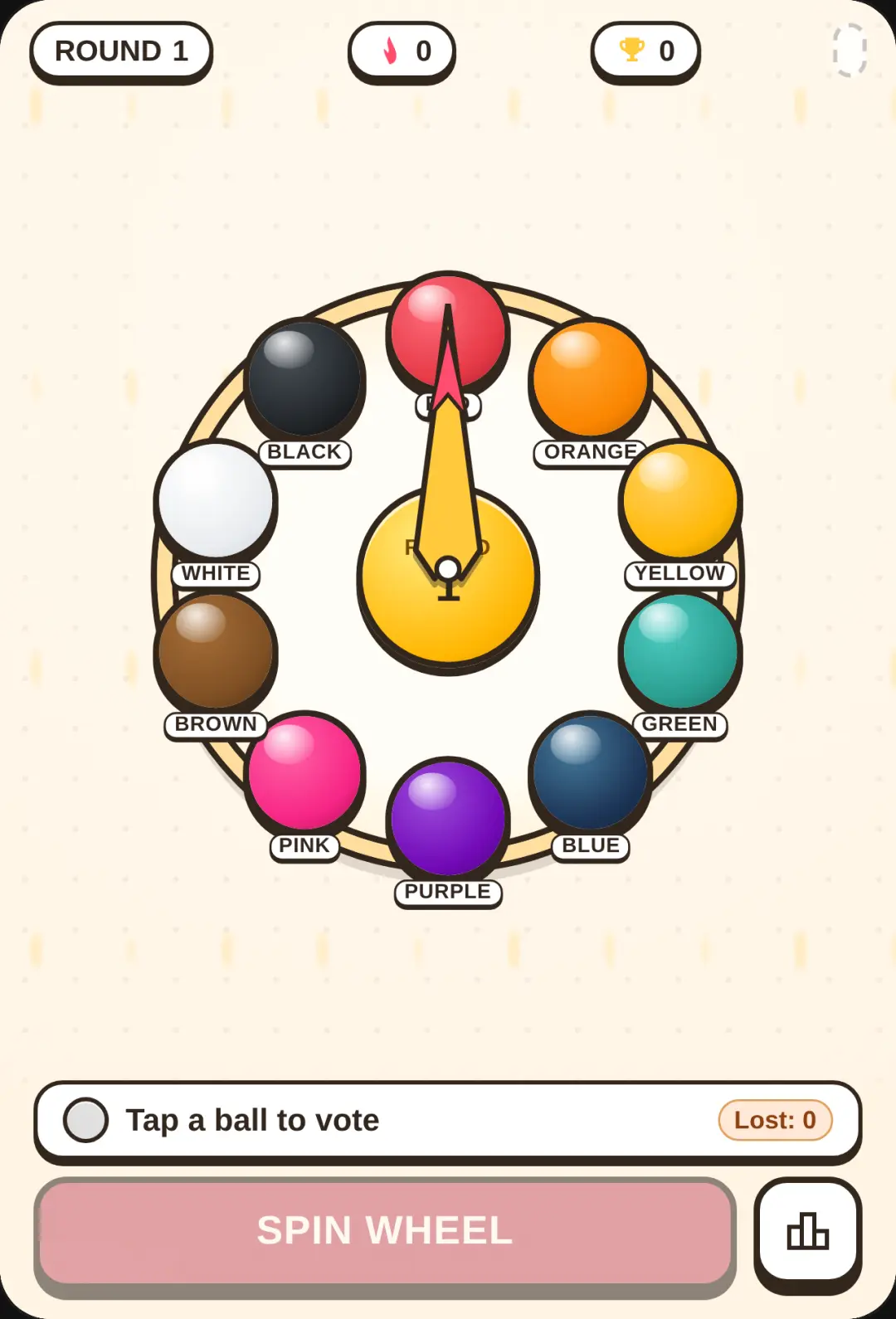 Color Clash - Carnival Ball Wheel cover