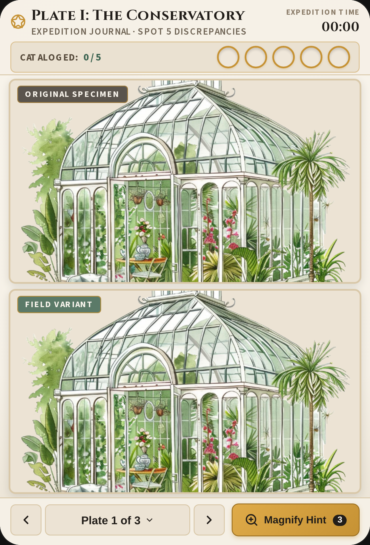Botanical Journal: Spot the Difference cover