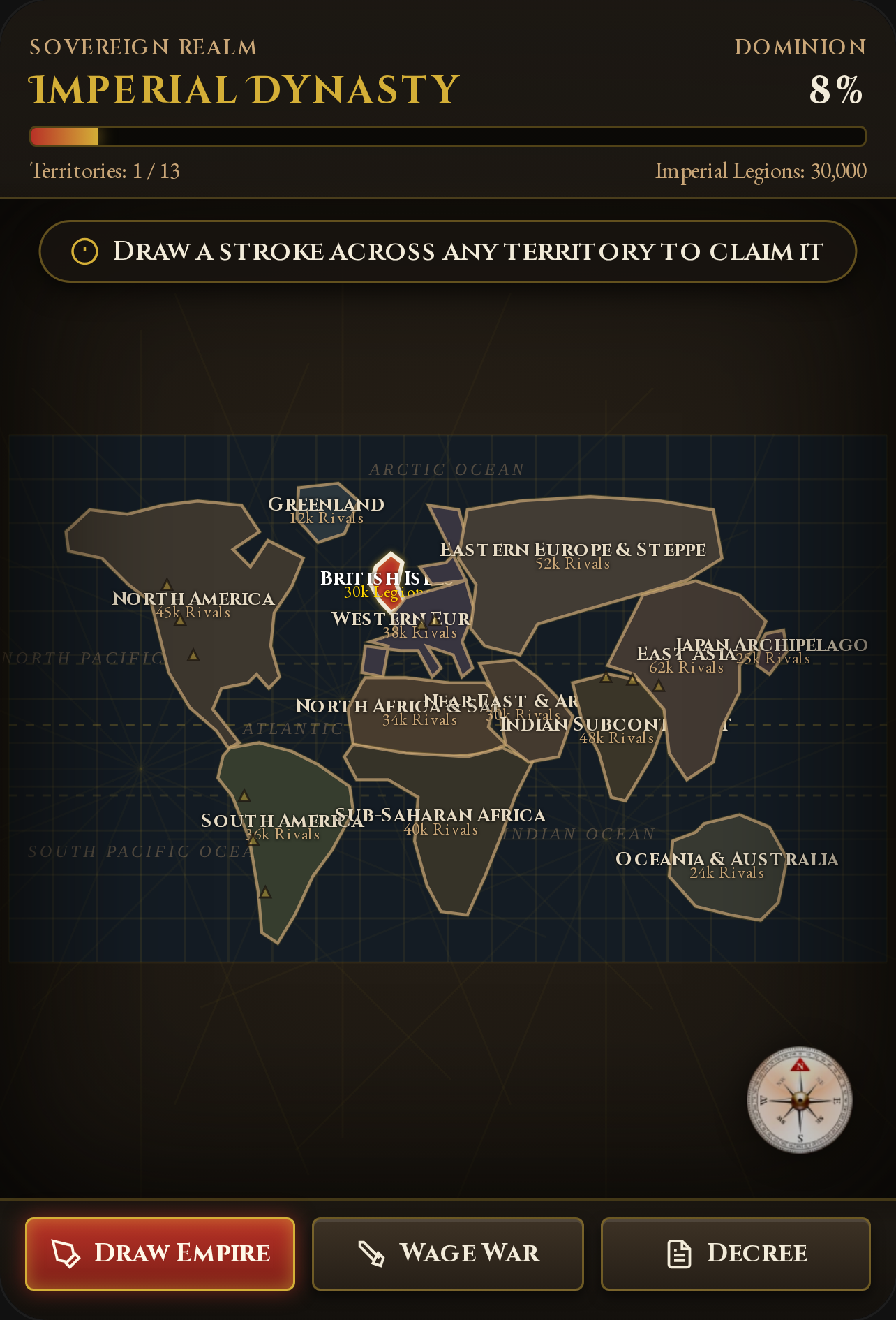 Imperial War Room - World Map cover