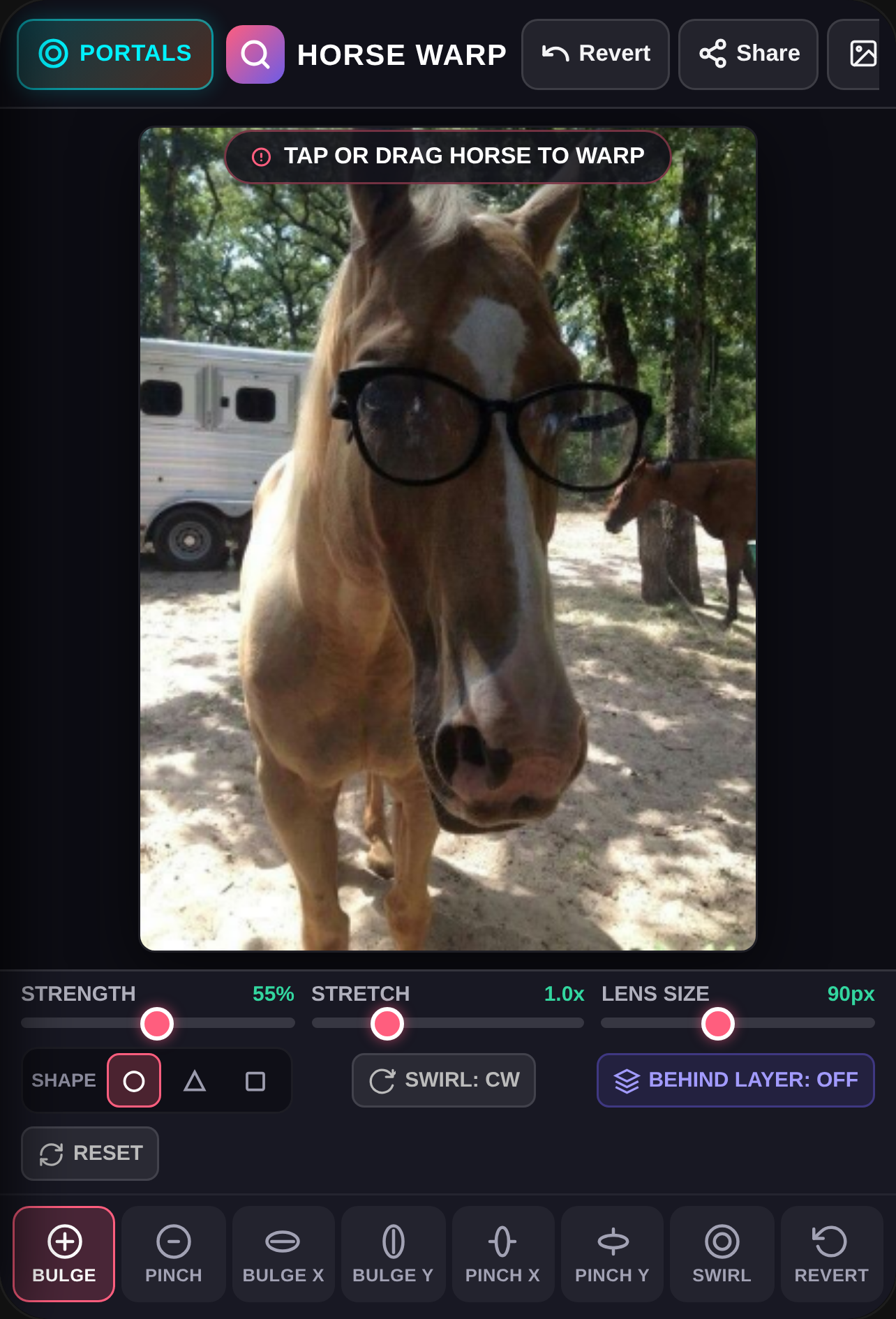 Horse Warp — Magnifier Sandbox cover