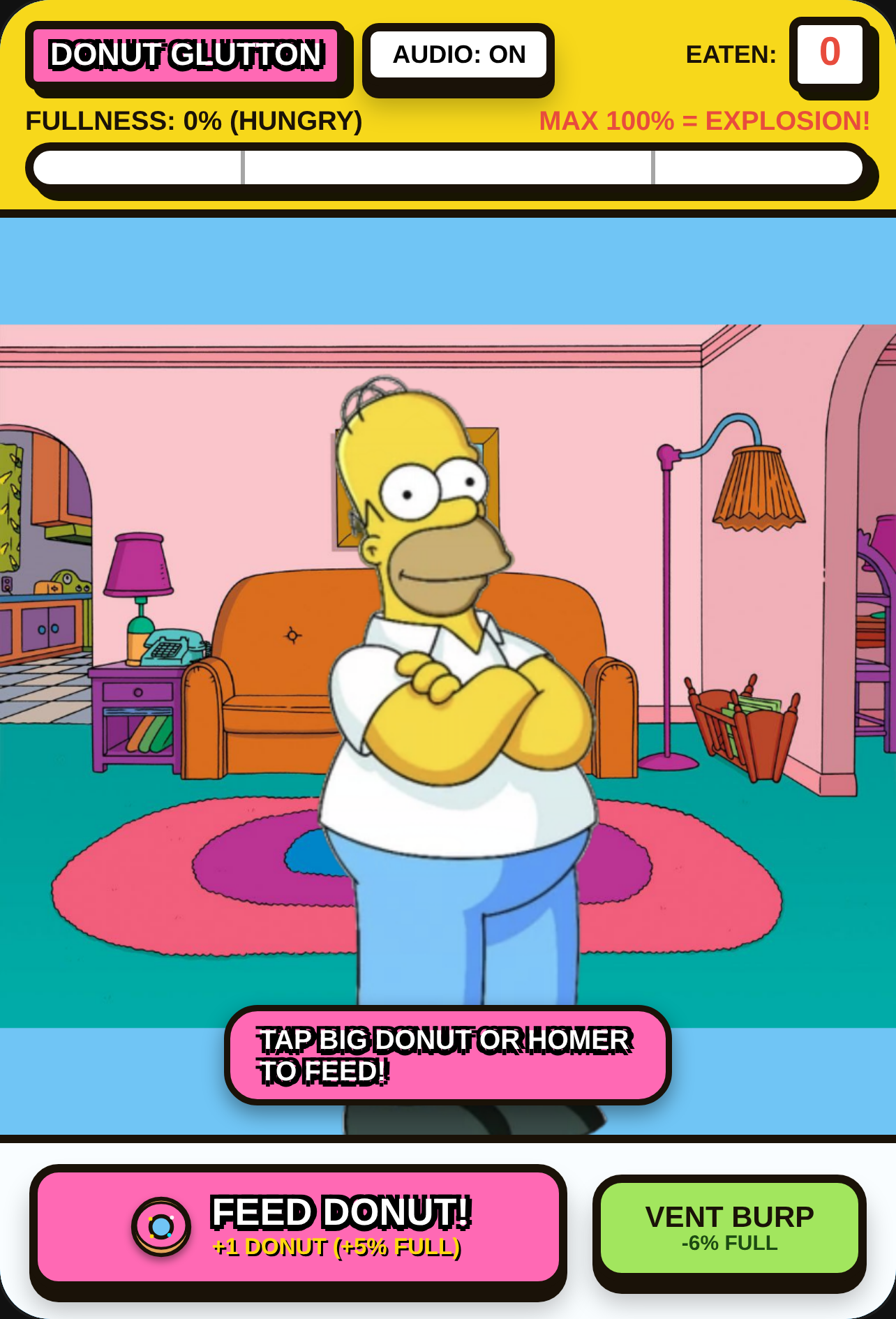 Homer's Donut Overload cover