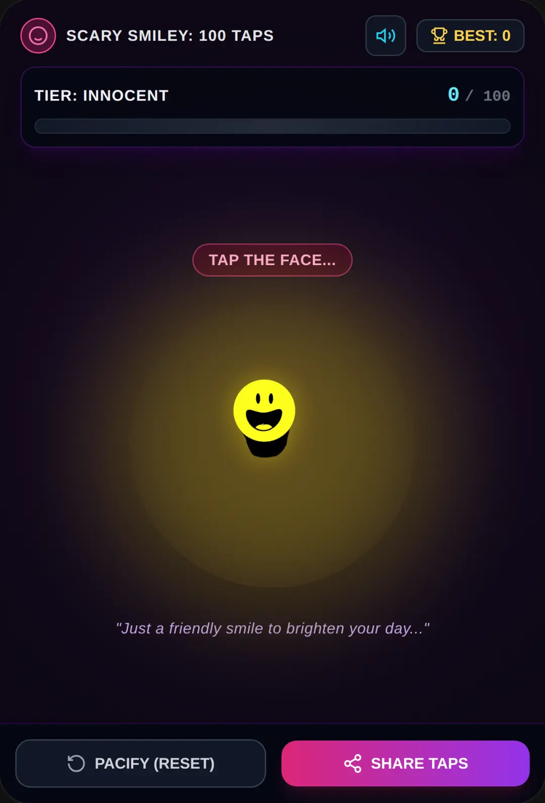 Tap the smiley face 100 tomes cover