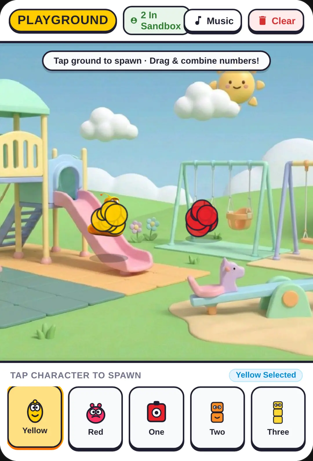 Larva & Numberblocks Playground Sandbox cover