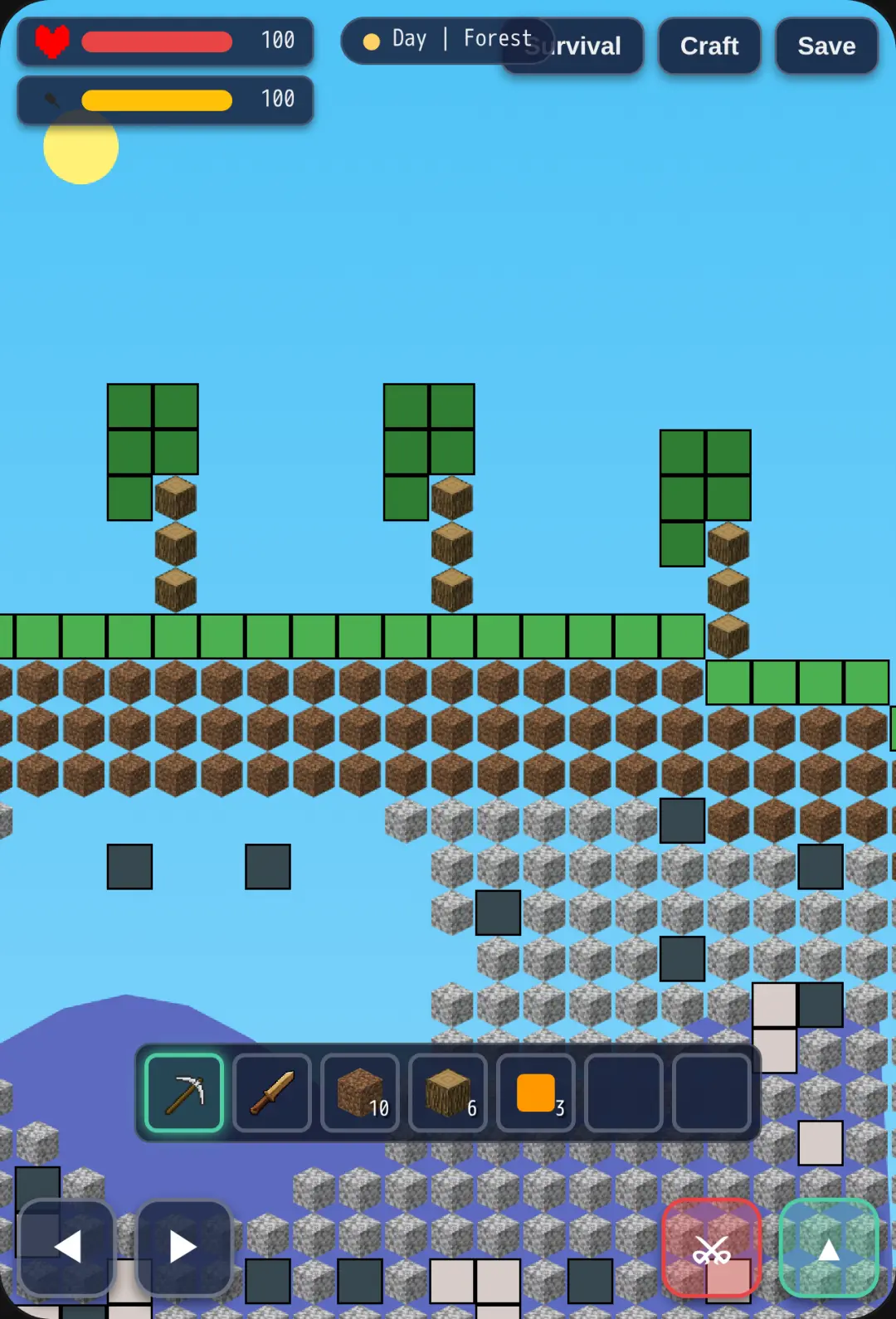 Pixel Craft Survival 2D cover