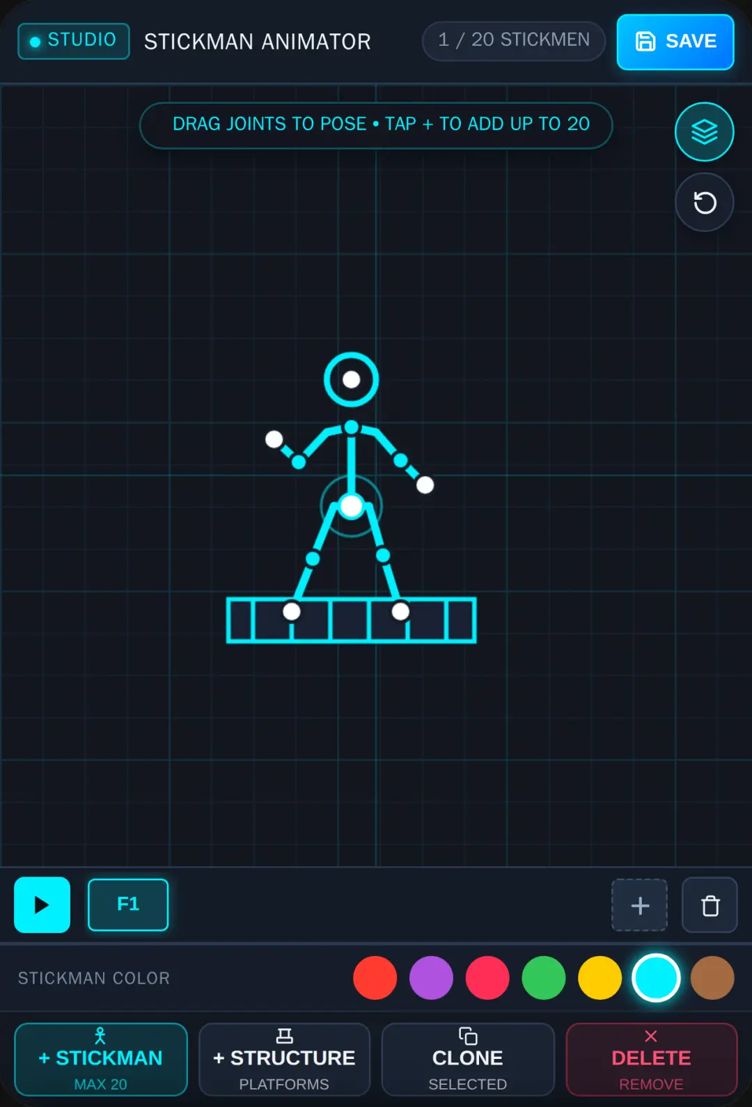 Stickmen animation maker! cover
