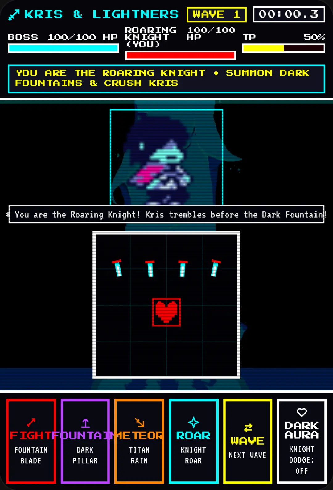Roaring Knight ROARING KNIGHT KILL UNDYNE WITHOUT A FIGHT cover