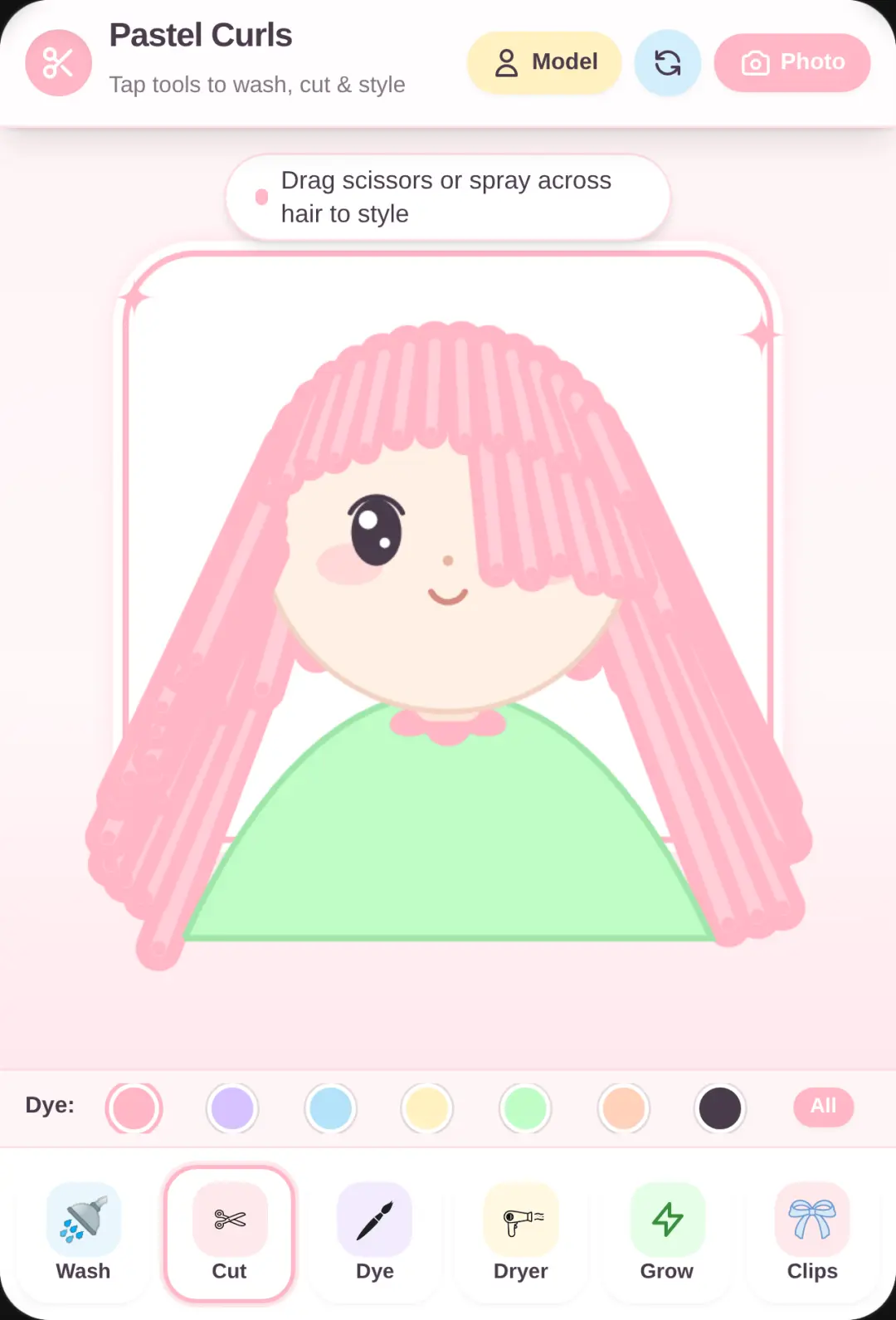 Cute chibi Hair Salon cover
