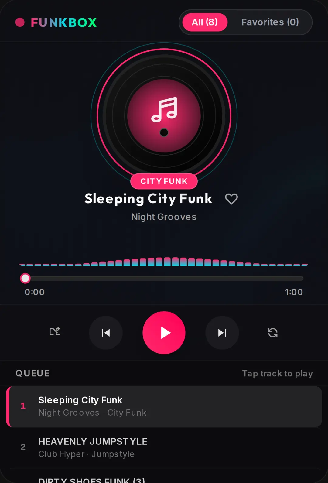 Funk & Dance Music Player cover