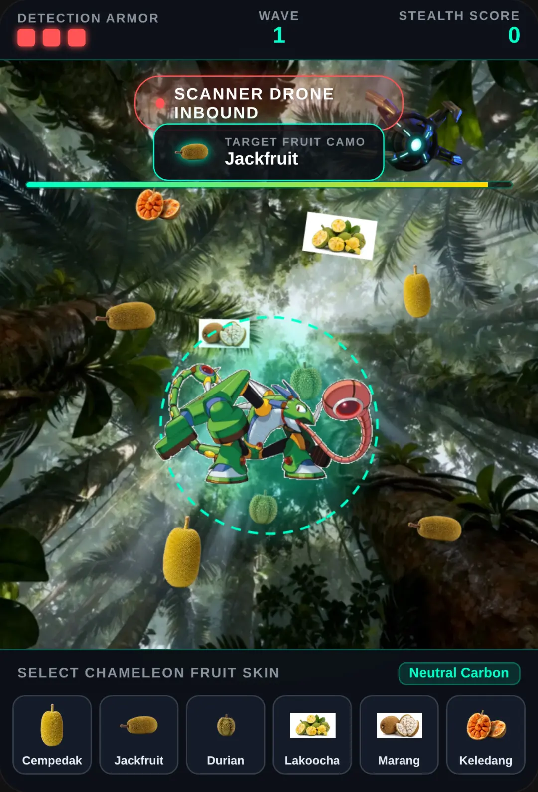 Mecha Chameleon: Fruit Camouflage cover