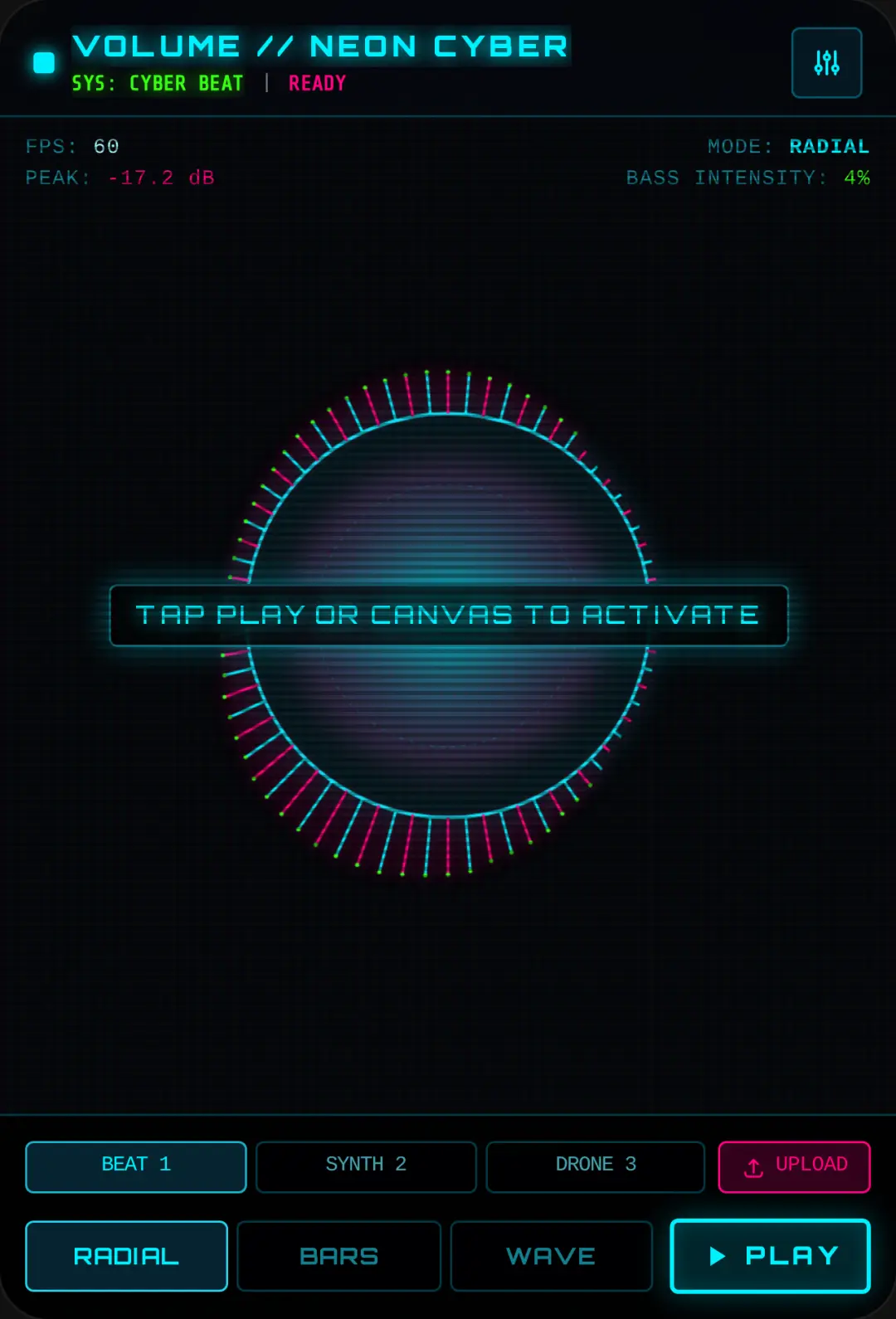 VOLUME // CYBER VISUALIZER cover