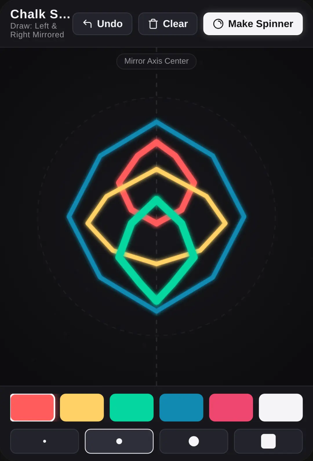 Chalk Symmetry Spinner cover