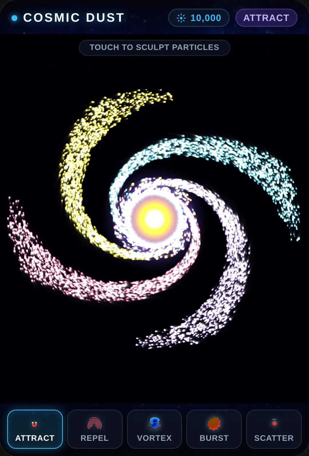Cosmic Dust - 10,000 Particle Swarm cover