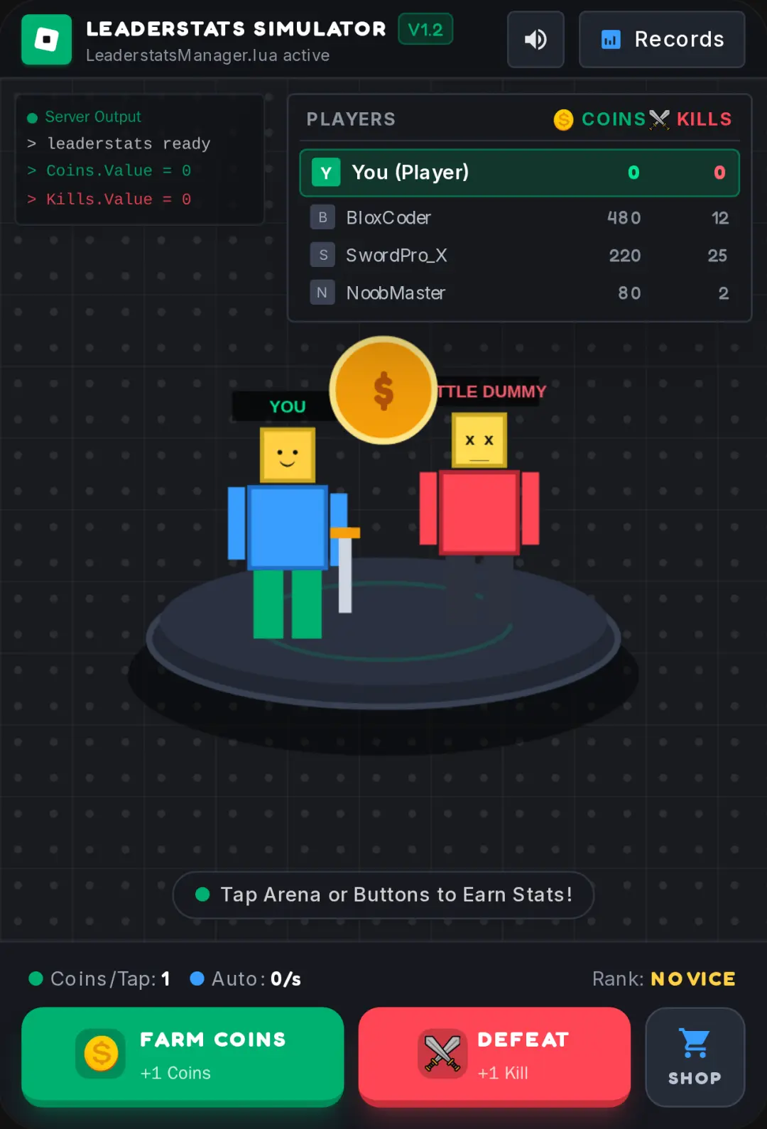Roblox Leaderstats Simulator cover