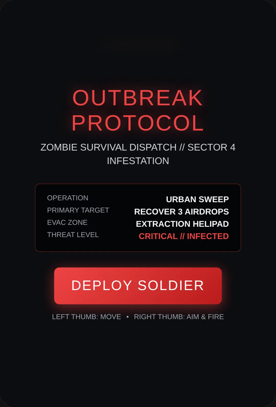 Outbreak Protocol: Zombie Survival FPS cover