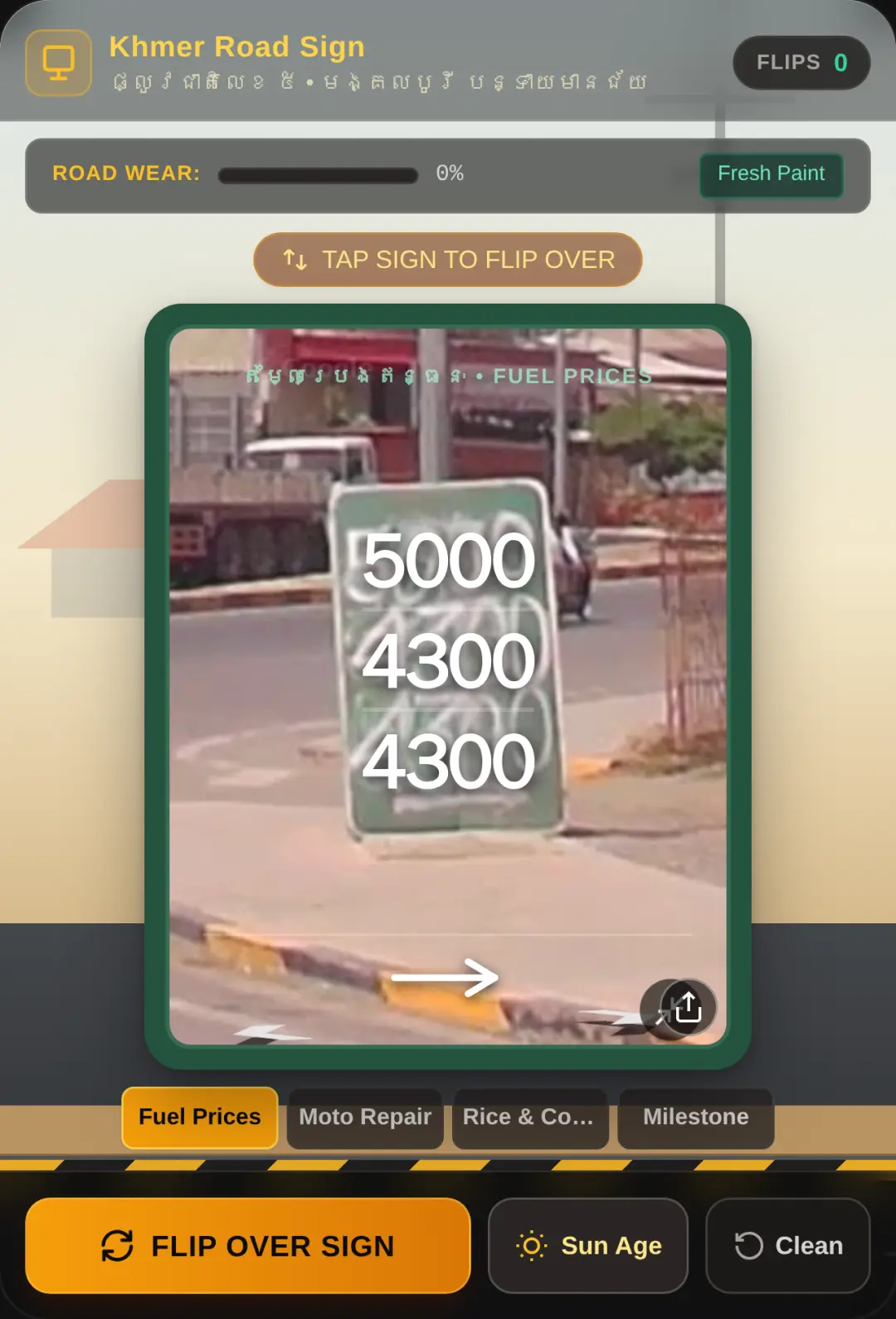 Khmer Road Sign cover