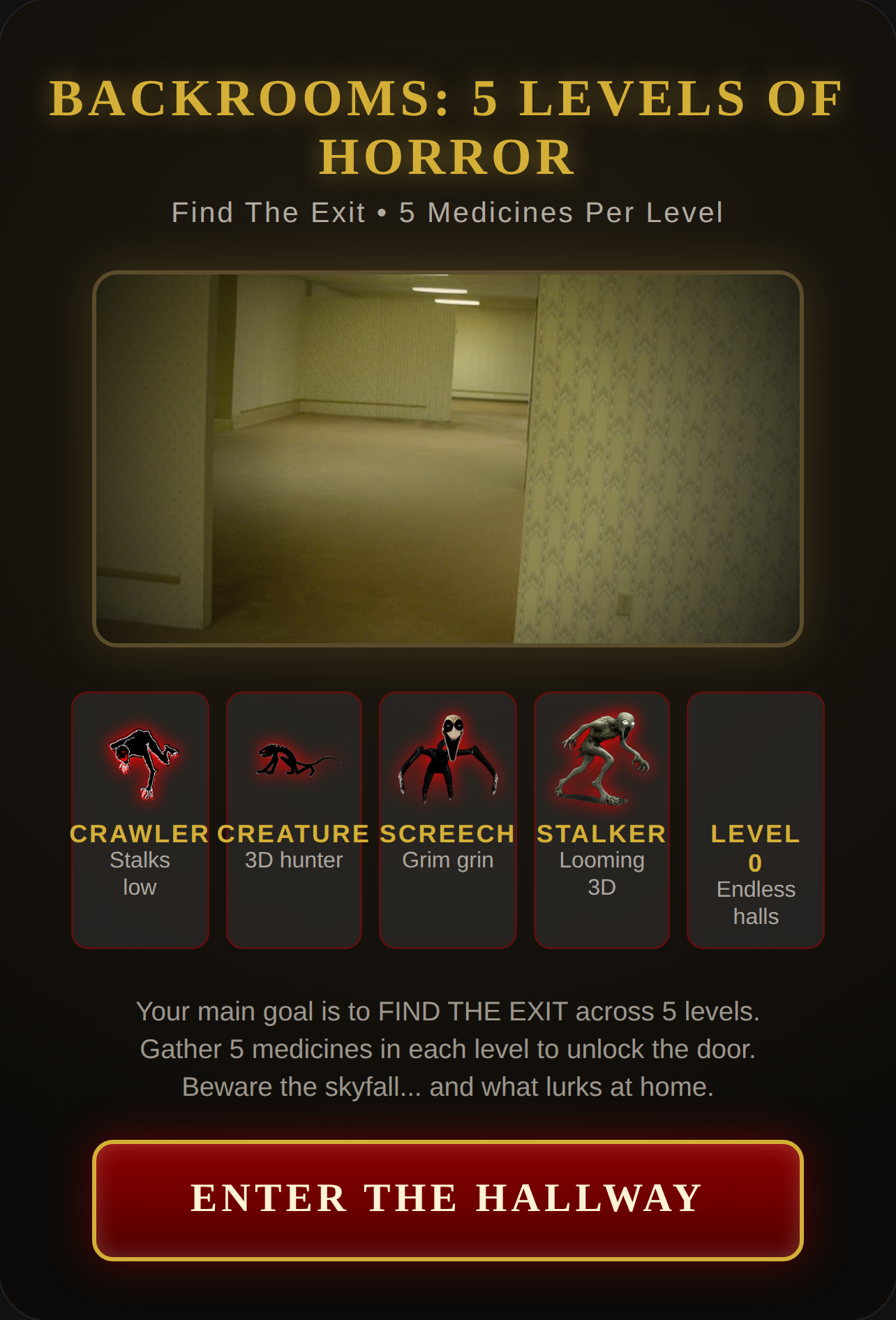 Backrooms: find your way out .If you can! cover