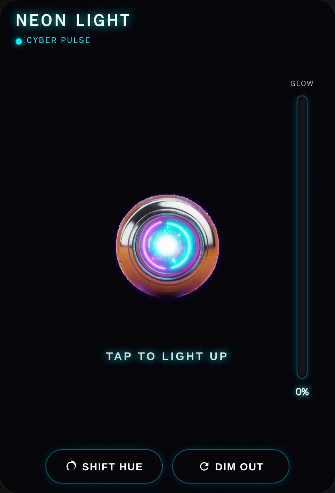 Neon Light Tap cover