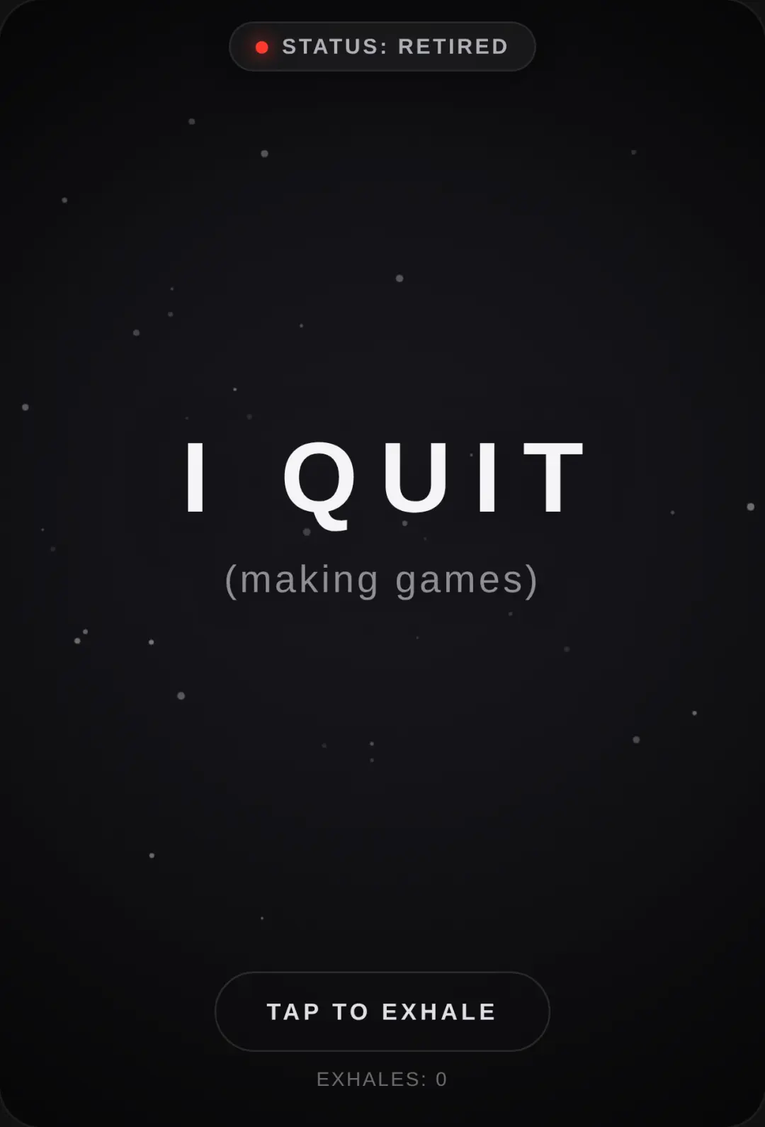 I QUIT cover