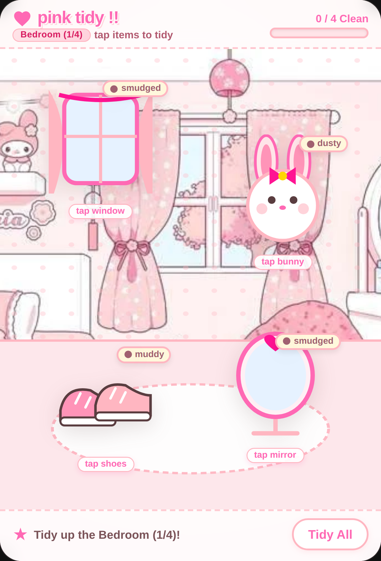 pink tidy !!🧼🐰 cover