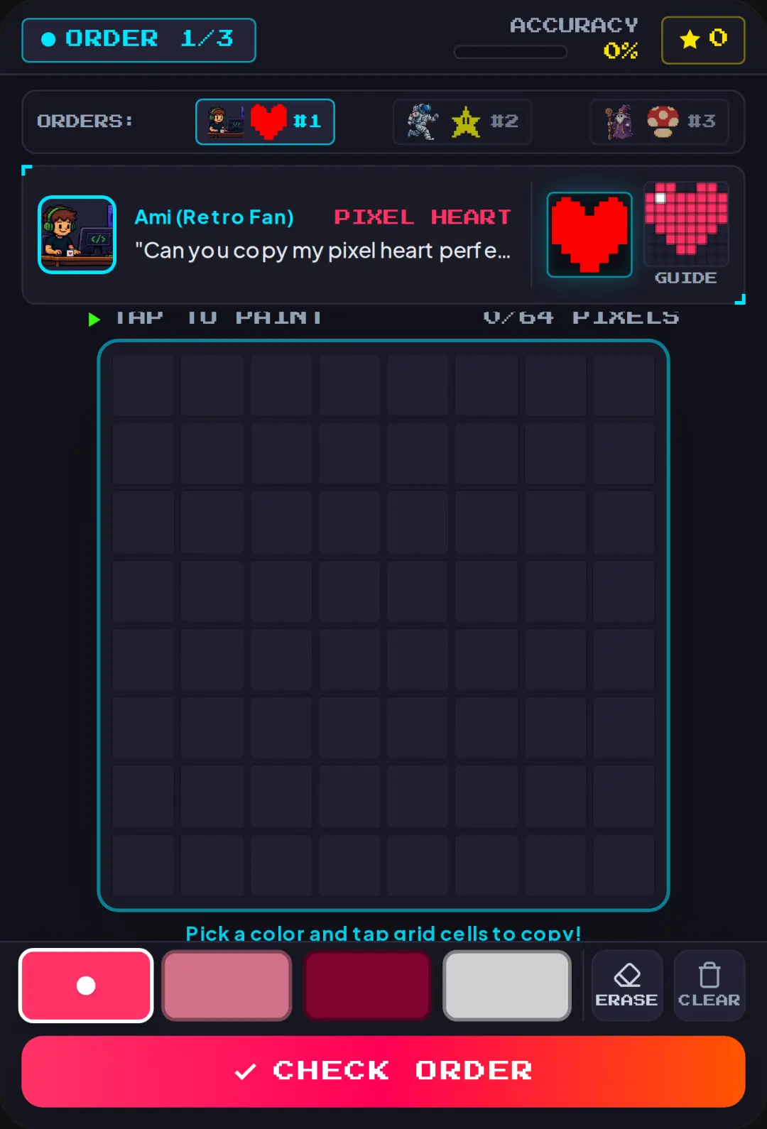 Pixel Order - Copy and Draw cover