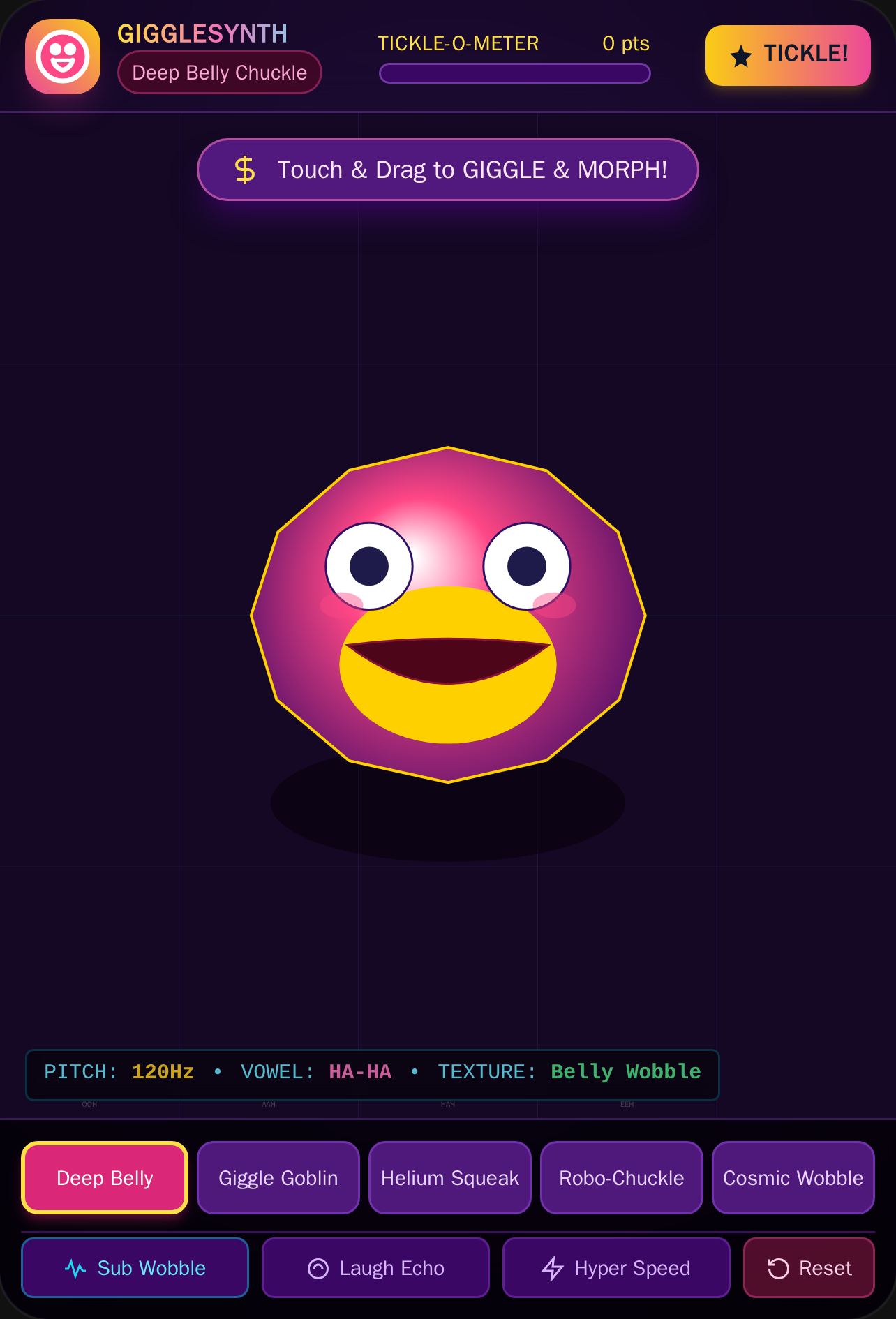 GiggleSynth - Silly Morphing Laugh Synthesizer cover