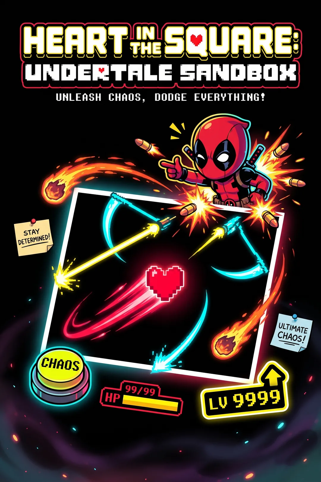 Heart in the Square: Undertale Sandbox
