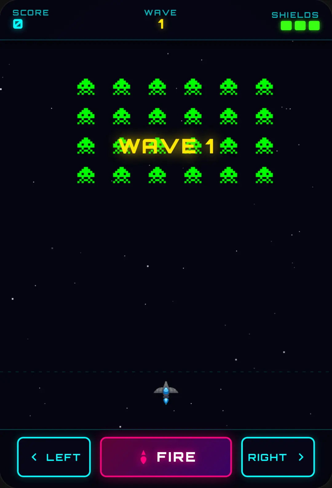 NEON INVADERS cover
