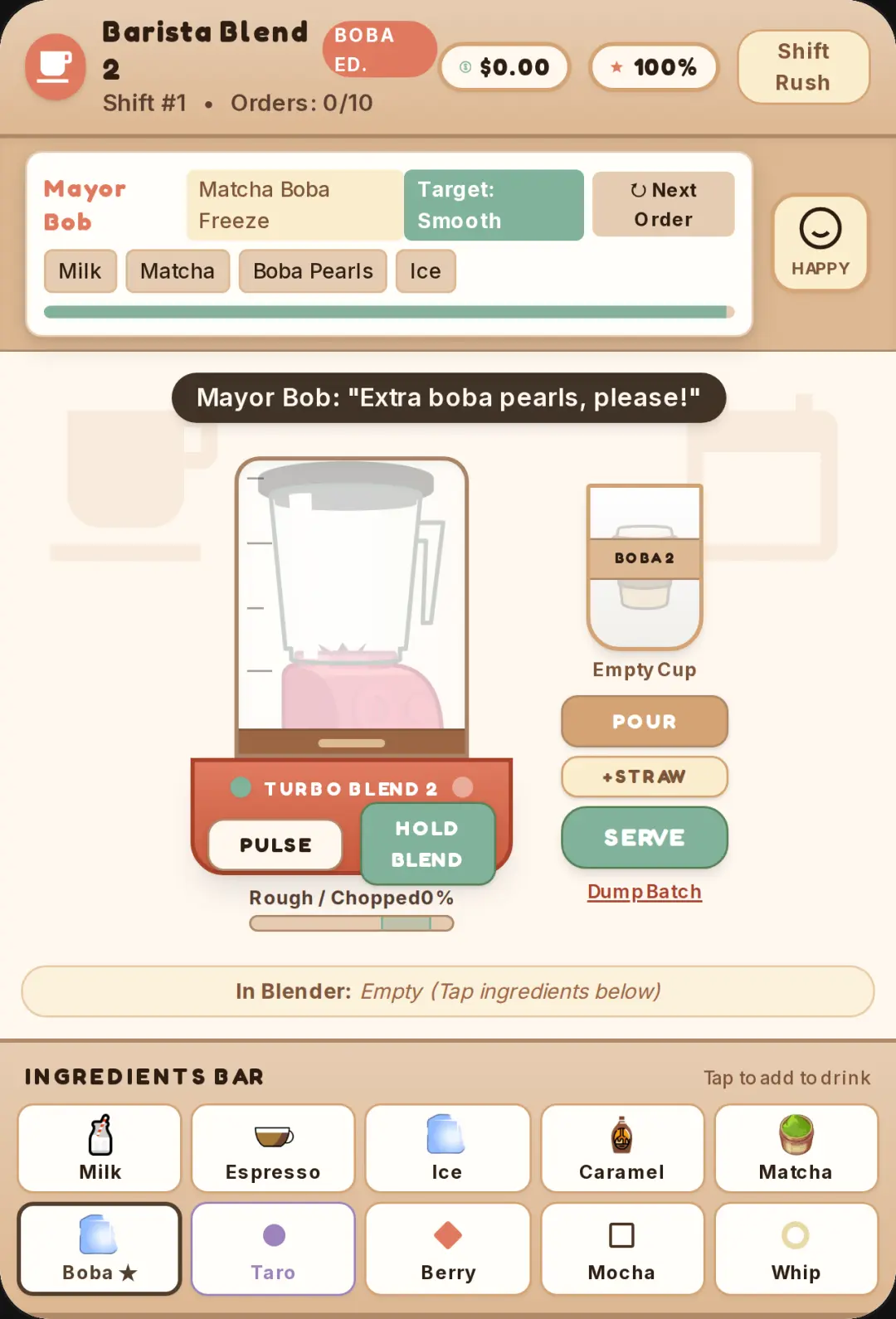 Barista Blender Simulator 2: Boba & Coffee Studio cover