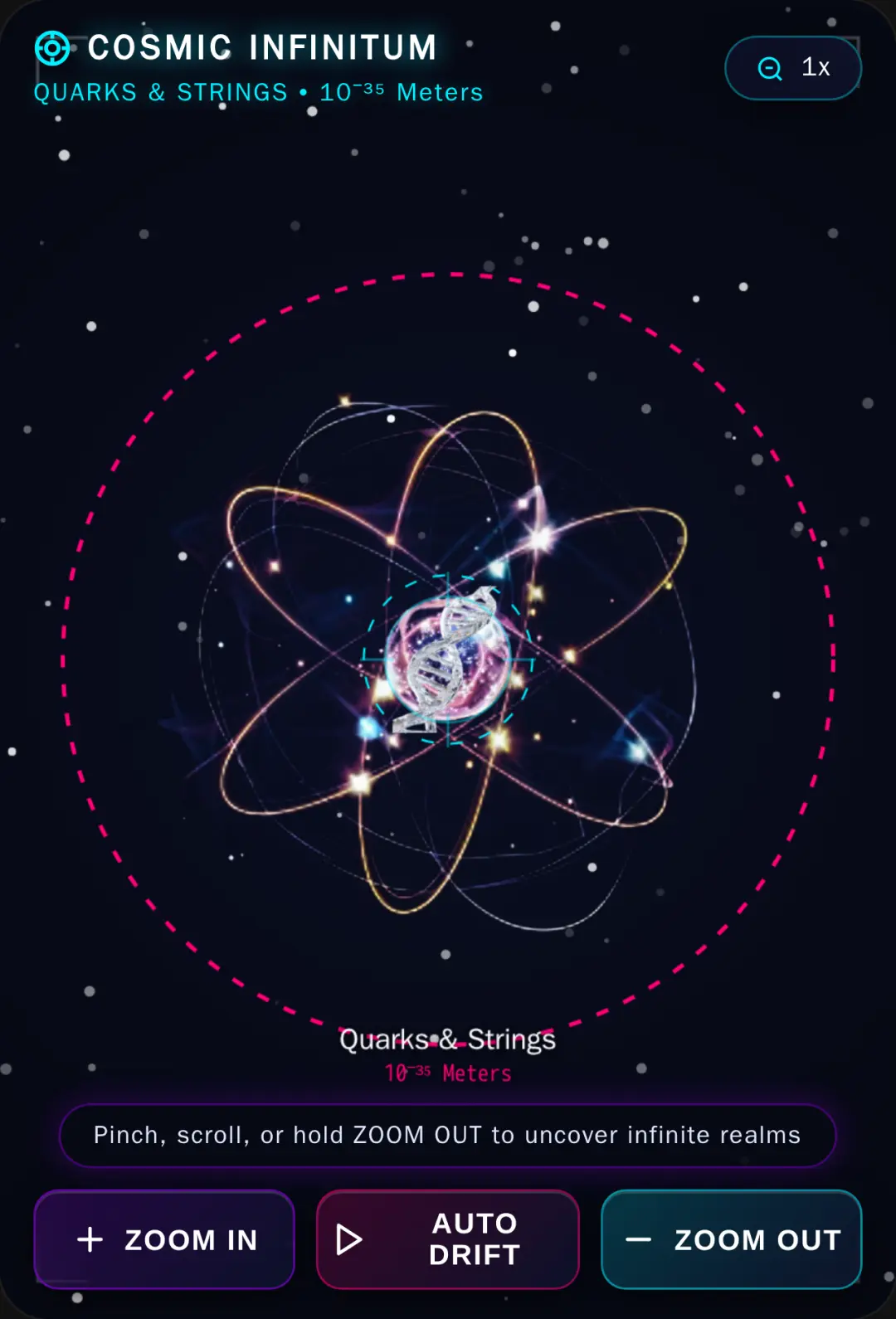 Cosmic Infinitum — Infinite Zoom cover