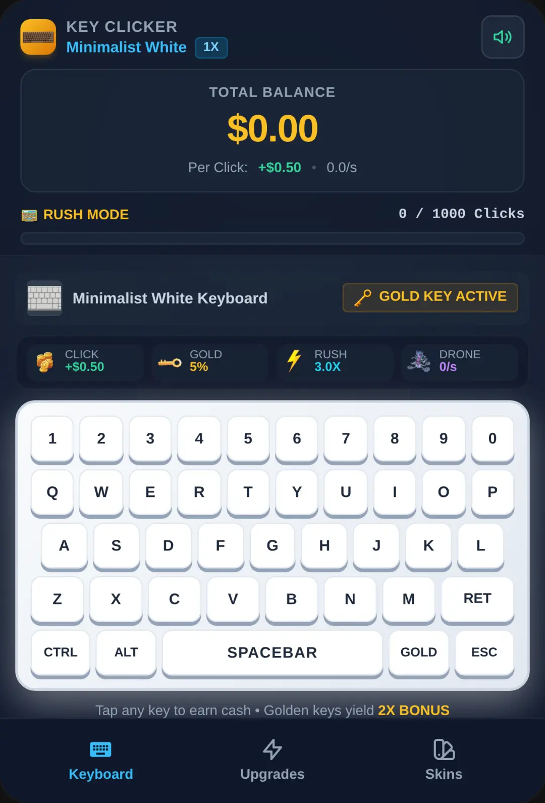 Key Clicker: Golden Rush cover