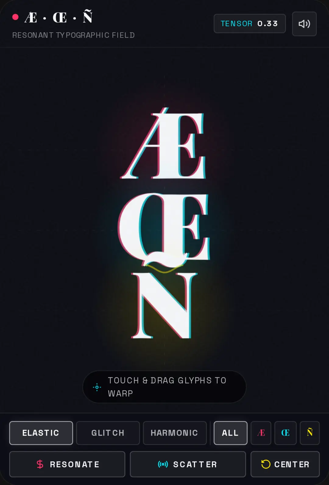 Æ · Œ · Ñ — Typographic Resonance cover