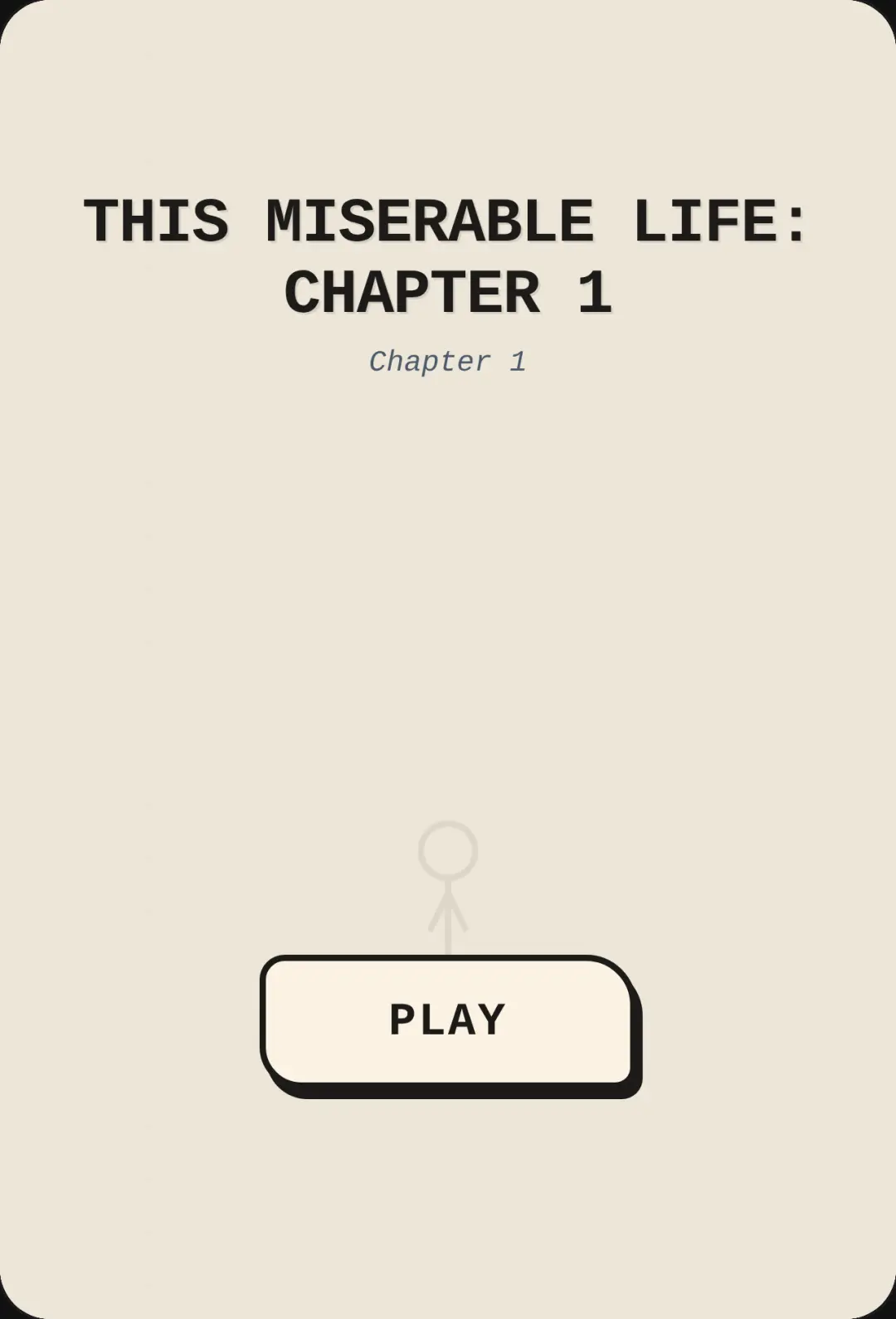 This Miserable Life - Chapter 1 cover